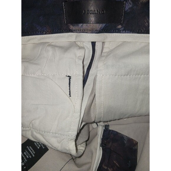 J BRAND Men's Trousers Pants 30 Hydrox Military‎ Slim Spero Print Purple Black - Picture 4 of 13